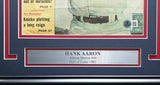 Hank Aaron Autographed Framed 10x14 'Sporting News' Magazine Cover Atlanta Braves Beckett BAS #AE31084