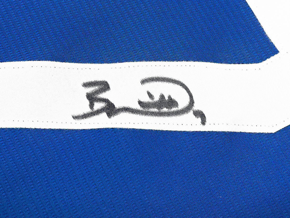 Kansas City Royals Bobby Witt Jr. Autographed Blue Nike Jersey Size XL Beckett BAS Witness Stock #228964
