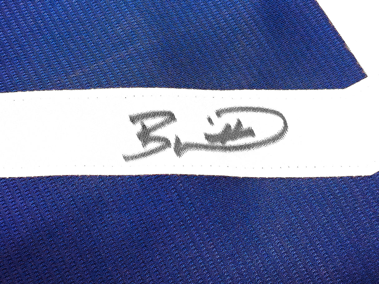 Kansas City Royals Bobby Witt Jr. Autographed Blue Nike Jersey Size L Beckett BAS Witness Stock #228963