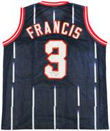 Houston Rockets Steve Francis Autographed Blue Jersey JSA Stock #228968