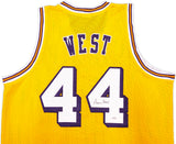 Los Angeles Lakers Jerry West Autographed Yellow Jersey JSA Stock #228808