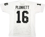 Oakland Raiders Jim Plunkett Autographed White Jersey "SB XV MVP" PSA/DNA Stock #229530
