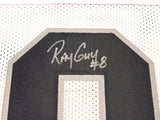 Oakland Raiders Ray Guy Autographed White Jersey "HOF-'14" Beckett BAS QR Stock #230014