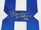 Dallas Cowboys Darren Woodson Autographed White Jersey Beckett BAS QR Stock #230010
