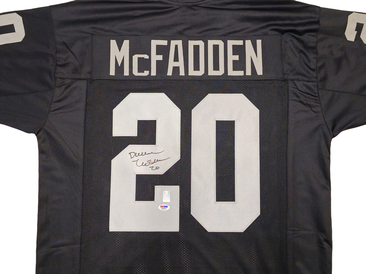 Oakland Raiders Darren McFadden Autographed Black Jersey PSA/DNA Stock #229983