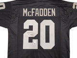 Oakland Raiders Darren McFadden Autographed Black Jersey PSA/DNA Stock #229983