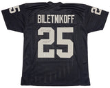 Oakland Raiders Fred Biletnikoff Autographed Black Jersey "SB XI MVP" Beckett BAS Witness Stock #230002
