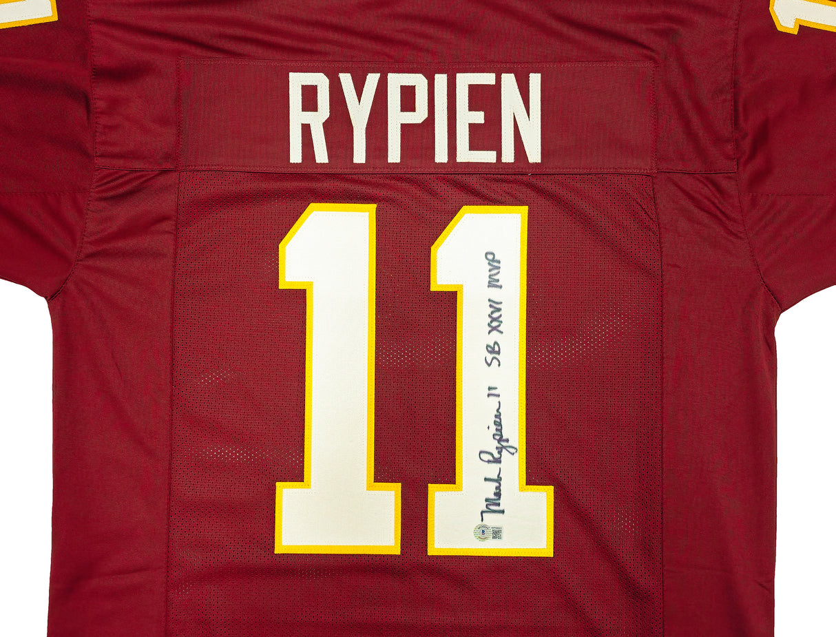 Washington Redskins Mark Rypien Autographed Maroon Jersey "SB XXVI MVP" Beckett BAS Witness Stock #230012