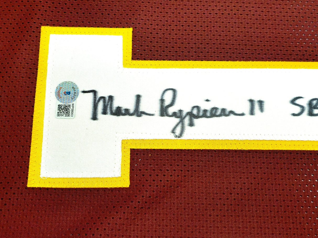 Washington Redskins Mark Rypien Autographed Maroon Jersey "SB XXVI MVP" Beckett BAS Witness Stock #230012