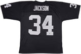 Oakland Raiders Bo Jackson Autographed Black Authentic Mitchell & Ness 1988 Throwback Jersey Size XL Beckett BAS Witness Stock #230006