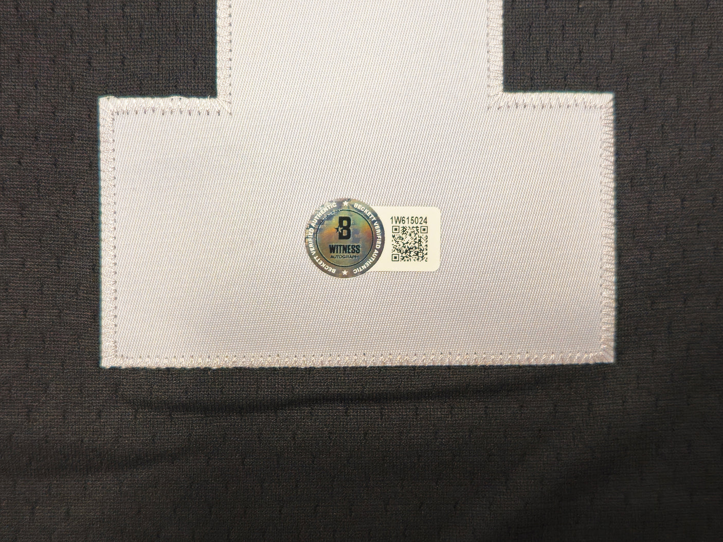 Oakland Raiders Bo Jackson Autographed Black Authentic Mitchell & Ness 1988 Throwback Jersey Size XL Beckett BAS Witness Stock #230006