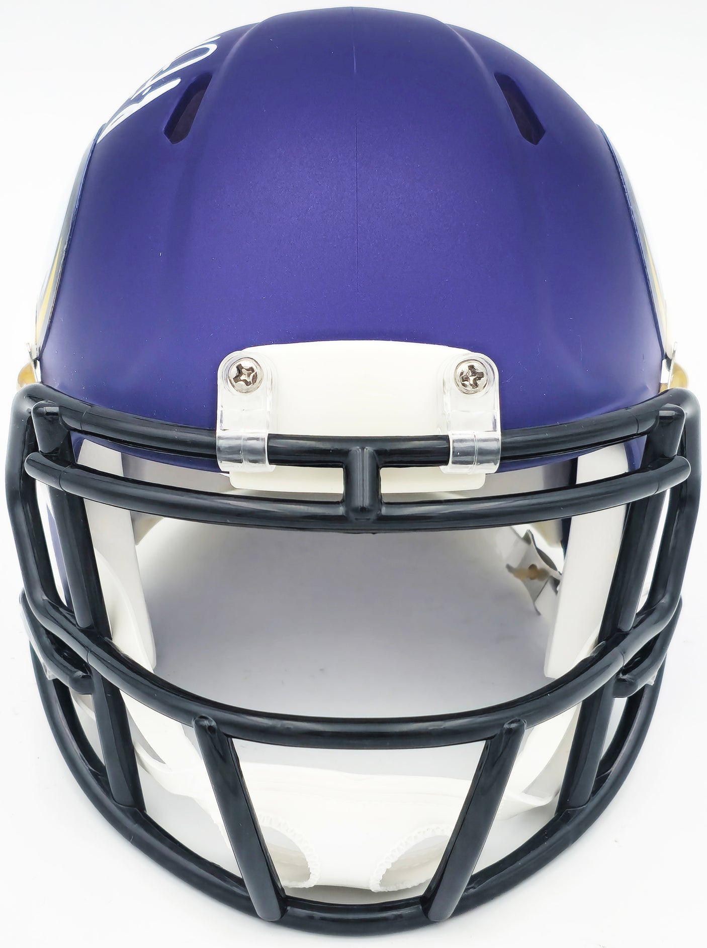 Aaron Jones Autographed Minnesota Vikings Purple Speed Mini Helmet Beckett BAS Witness Stock #228815