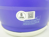 Aaron Jones Autographed Minnesota Vikings Purple Speed Mini Helmet Beckett BAS Witness Stock #228815