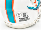 Jason Taylor Autographed Miami Dolphins White Speed Mini Helmet Beckett BAS Witness Stock #228817