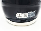 Tank Dell Autographed Houston Texans Blue Speed Mini Helmet Beckett BAS QR Stock #229520