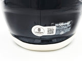 Tank Dell Autographed Houston Texans Blue Speed Mini Helmet Beckett BAS QR Stock #229520