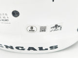 Ja'Marr Chase Autographed Cincinnati Bengals White 2022 Alternate Full Size Speed Replica Helmet Beckett BAS Witness Stock #228827