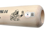Yadier Molina Autographed Black & Blonde Marucci Baseball Bat St. Louis Cardinals #/100 Beckett BAS Witness Stock #229510
