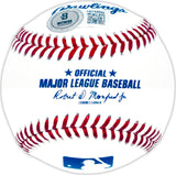 Tim Raines Autographed Official MLB Baseball Montreal Expos "HOF 17" Beckett BAS Witness Stock #229989