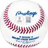 Tim Raines Autographed Official MLB Baseball Montreal Expos "HOF 17" Beckett BAS Witness Stock #229989