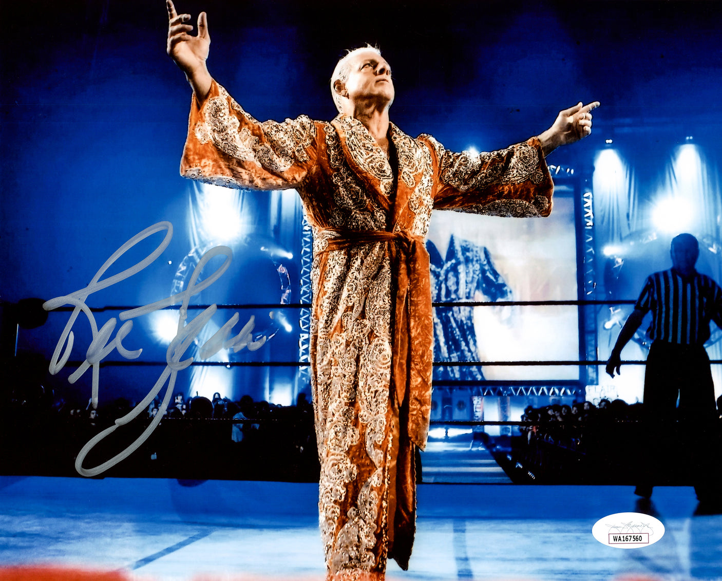 Ric Flair Autographed 8x10 Photo WWE JSA Stock #228793