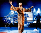 Ric Flair Autographed 8x10 Photo WWE "16x" JSA Stock #228794