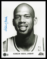 Kareem Abdul Jabbar Autographed 8x10 Photo Los Angeles Lakers Beckett BAS QR #AE31633