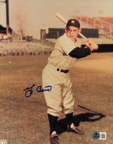 Yogi Berra Autographed 8x10 Photo New York Yankees Beckett BAS QR #AE31641