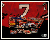 John Elway Autographed 8x10 Photo Denver Broncos Beckett BAS QR #AE31654
