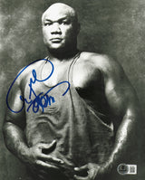 George Foreman Autographed 8x10 Photo Beckett BAS QR #AE31658