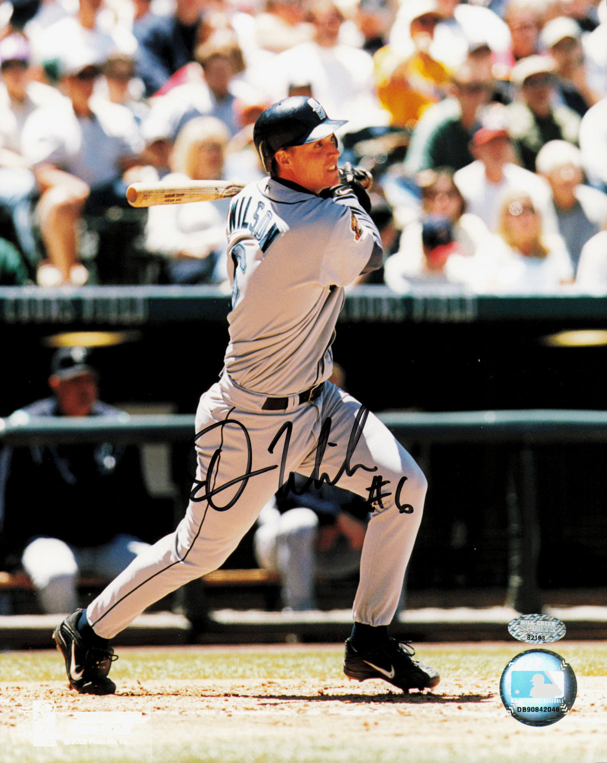 Dan Wilson Autographed 8x10 Photo Seattle Mariners MCS Holo #82193
