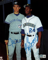 Ken Griffey Jr. & John Olerud Autographed 8x10 Photo Beckett BAS #AC95491