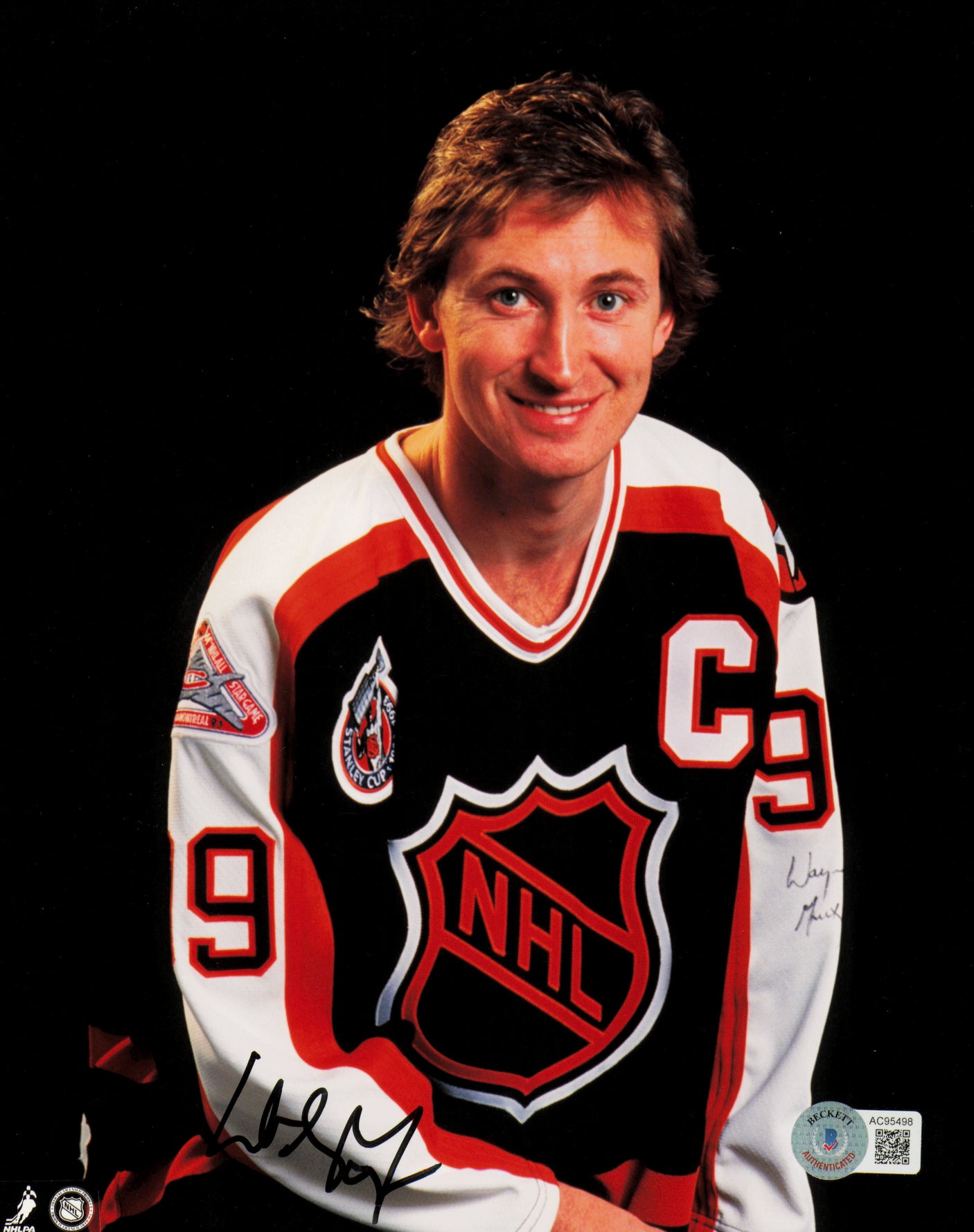Wayne Gretzky Autographed 8x10 Photo Edmonton Oilers Beckett BAS #AC95498