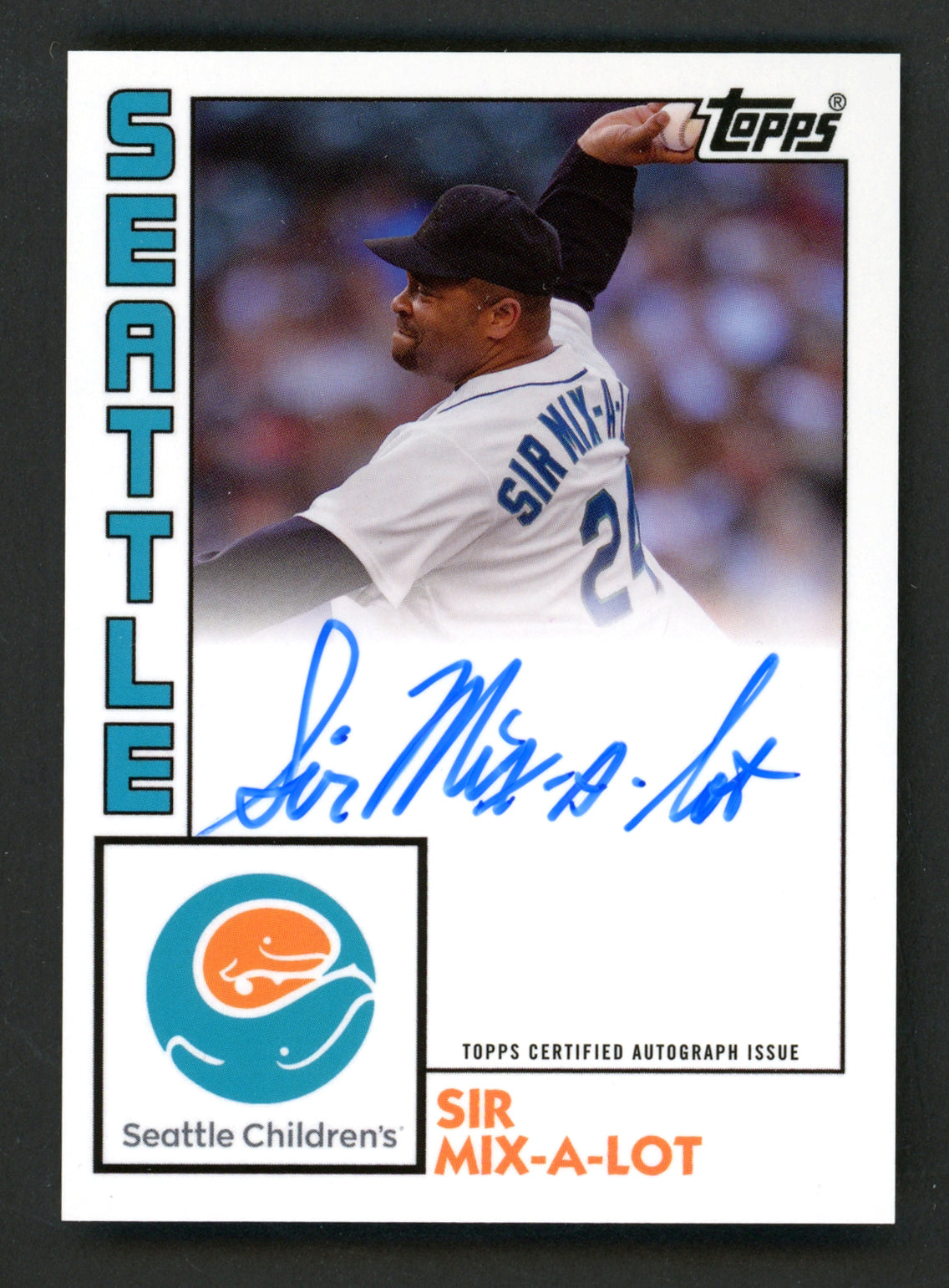 Sir Mix-a-Lot Autographed 2020 Topps Seattle Children's Hospital Card #SCH-21 SKU #242504