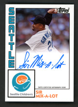 Sir Mix-a-Lot Autographed 2020 Topps Seattle Children's Hospital Card #SCH-21 SKU #242504