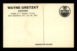 Unsigned Wayne Gretzky 3.5x 5 Rookie 1979 Postcard Edmonton Oilers SKU #242474