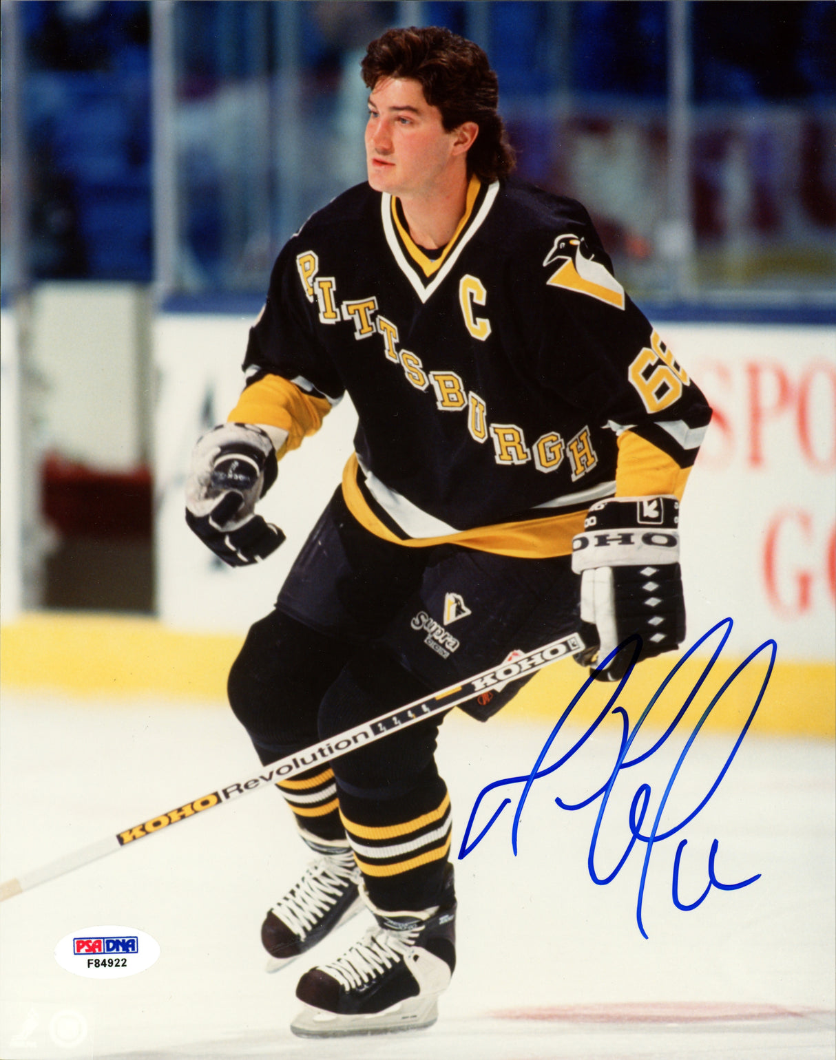 Mario Lemieux Autographed 8x10 Photo Pittsburgh Penguins PSA/DNA #F84922