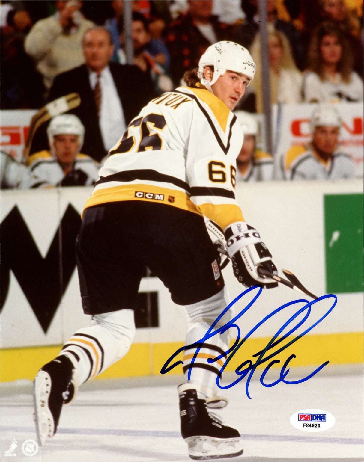 Mario Lemieux Autographed 8x10 Photo Pittsburgh Penguins PSA/DNA #F84920