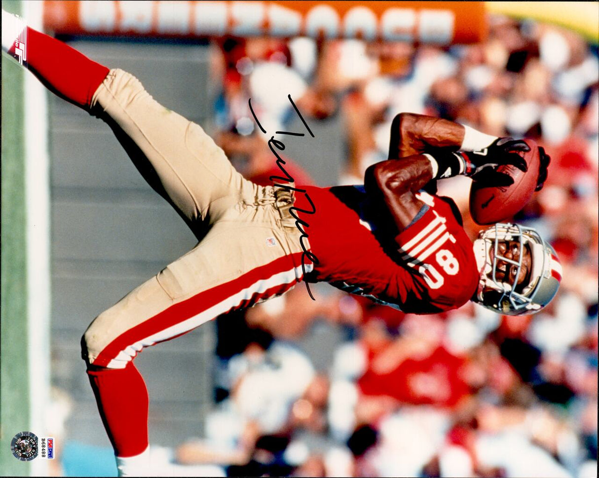 Jerry Rice Autographed 16x20 Photo San Francisco 49ers PSA/DNA #B68488