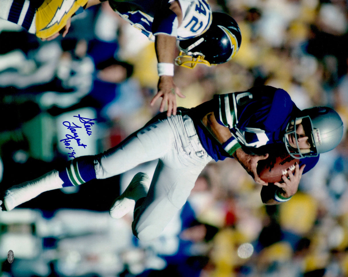 Steve Largent Autographed 16x20 Photo Seattle Seahawks "HOF '95" MCS Holo #68116