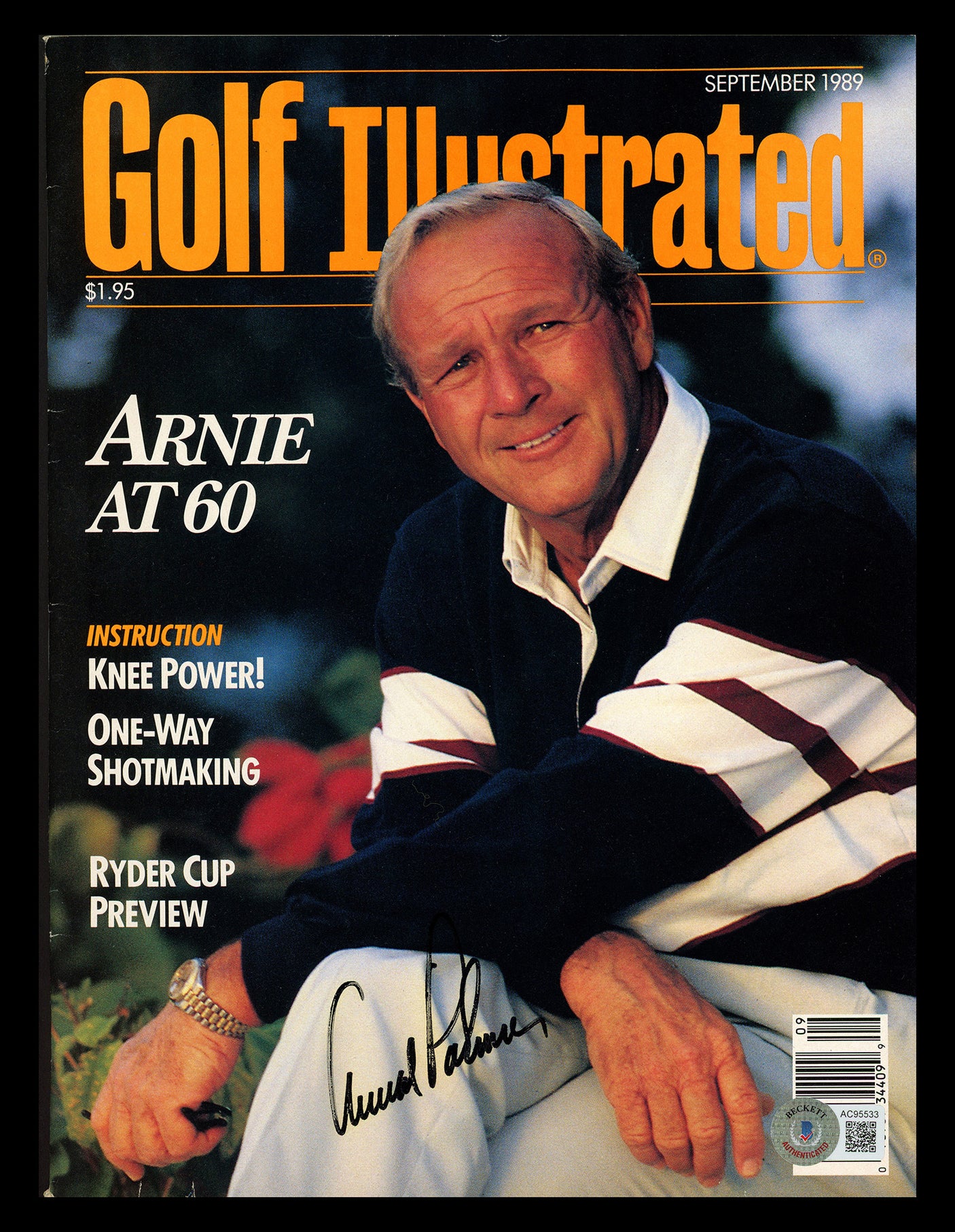Arnold Palmer Autographed Golf Illustrated Magazine Beckett BAS #AC95533
