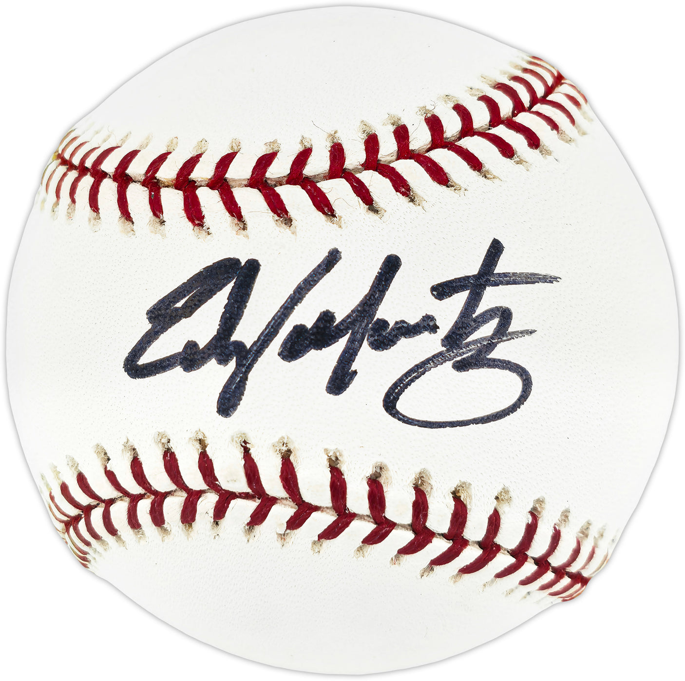 Edgar Martinez Autographed Official MLB Baseball Seattle Mariners MCS Holo #64030