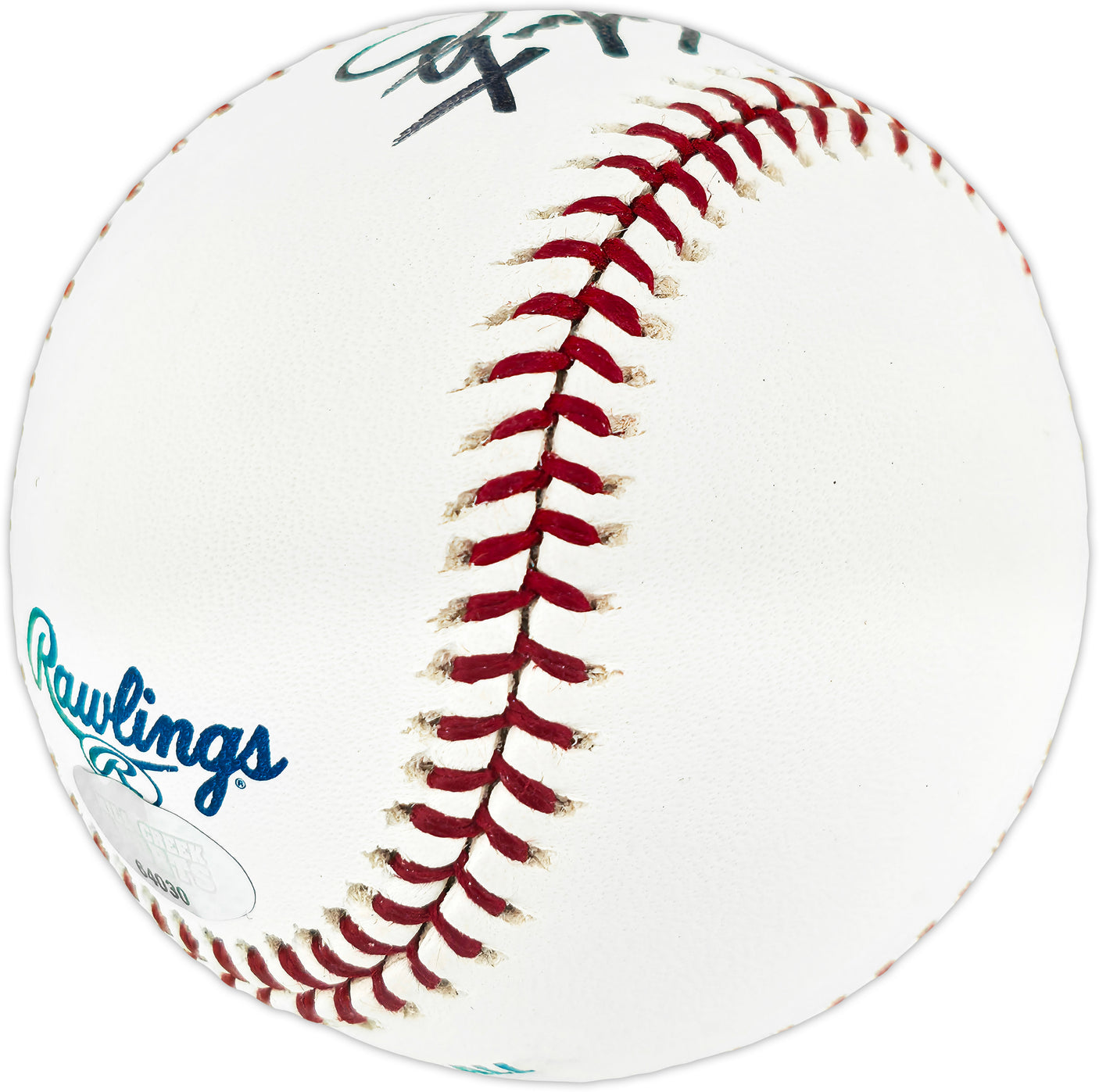 Edgar Martinez Autographed Official MLB Baseball Seattle Mariners MCS Holo #64030