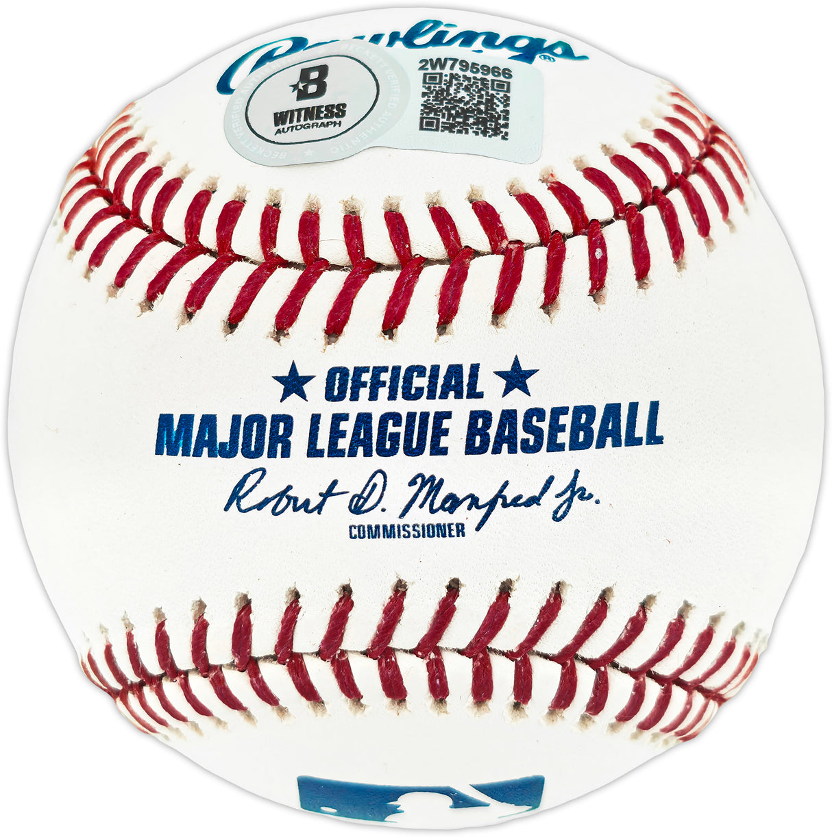 Frank Thomas Autographed Official MLB Baseball Chicago White Sox Beckett BAS Witness #2W795966
