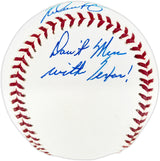 Nolan Ryan Autographed Official MLB Baseball Texas Rangers "Don't Mess With Texas!" NR Holo SKU #243152