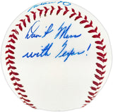 Nolan Ryan Autographed Official MLB Baseball Texas Rangers "Don't Mess With Texas!" NR Holo SKU #243154