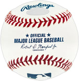 Nolan Ryan Autographed Official MLB Baseball Texas Rangers "Don't Mess With Texas!" NR Holo SKU #243154