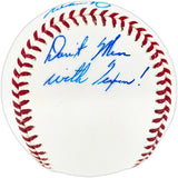 Nolan Ryan Autographed Official MLB Baseball Texas Rangers "Don't Mess With Texas!" NR Holo SKU #243155