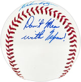 Nolan Ryan Autographed Official MLB Baseball Texas Rangers "Don't Mess With Texas!" NR Holo SKU #243157