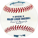 Nolan Ryan Autographed Official MLB Baseball Texas Rangers "Don't Mess With Texas!" NR Holo SKU #243159